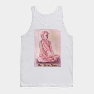 Meditating woman girl Tank Top